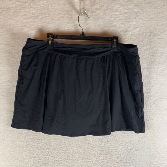 Bleu Rod Beattie Women's High Waist Skirted Swim Bottom‎ Black Size 22W NWT 9427 - Picture 8 of 10